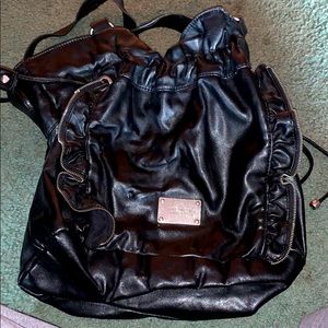 black nine west bag